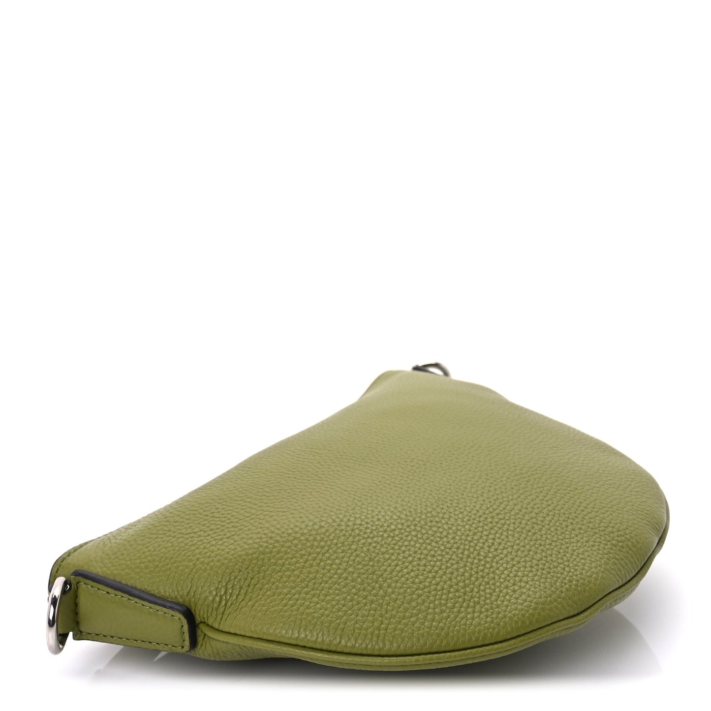Gucci Pebbled Calfskin Mini B Shoudler Bag  Green