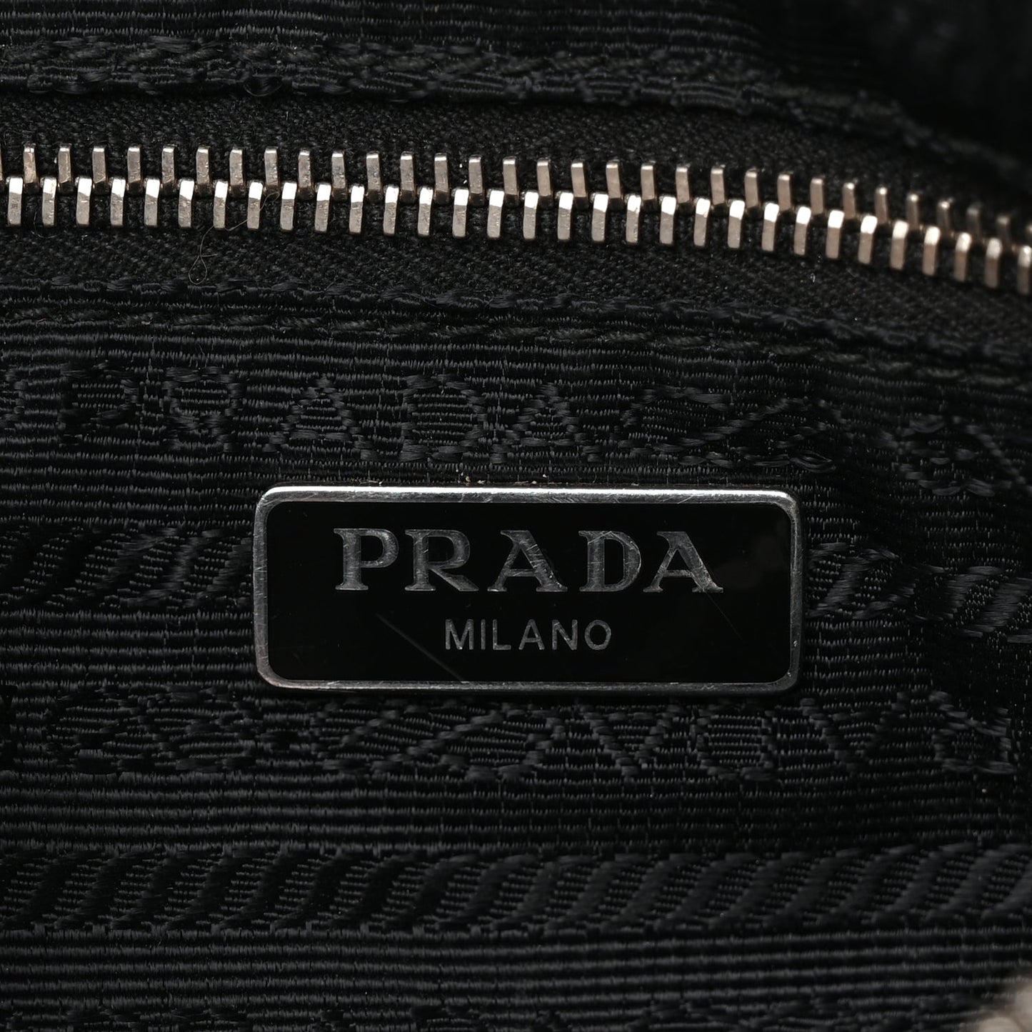 Prada Nylon Tessuto Impuntu Quilted Crossbody Bag Black