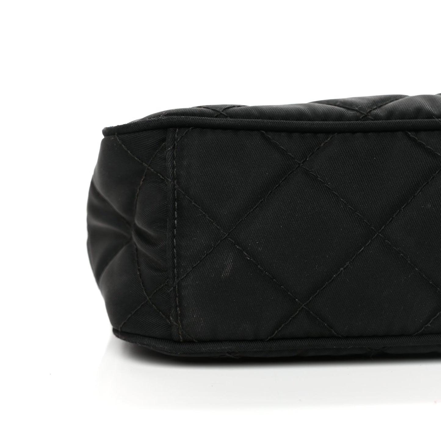 Prada Nylon Tessuto Impuntu Quilted Crossbody Bag Black