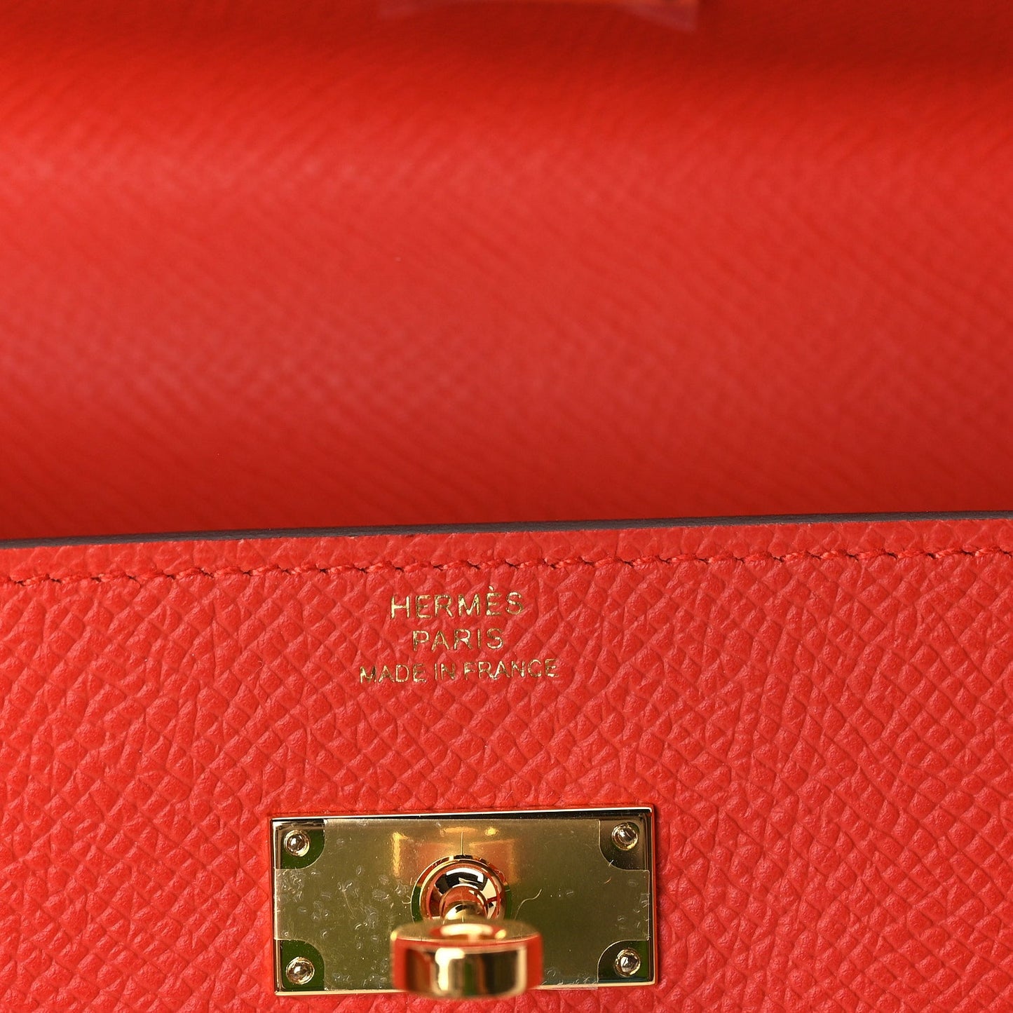 Hermes Epsom Kelly Wallet To Go Orange Field