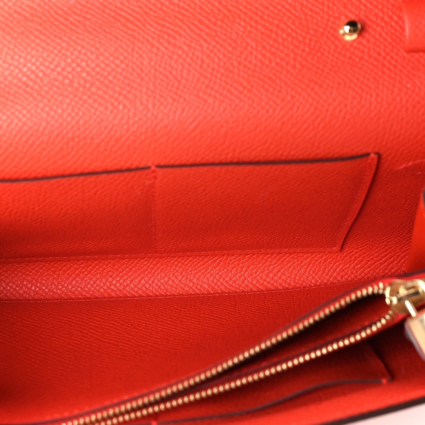 Hermes Epsom Kelly Wallet To Go Orange Field