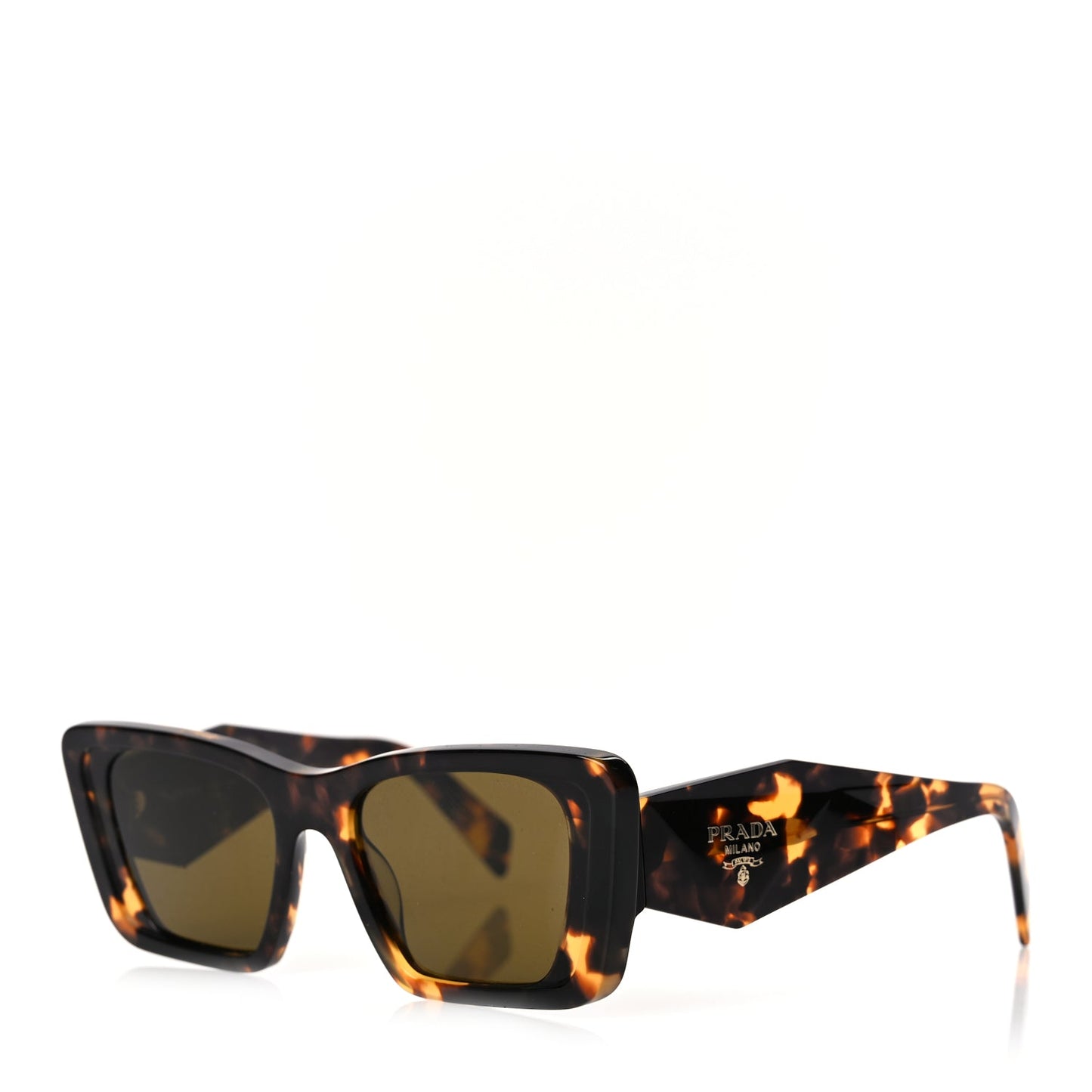 Prada Acetate Symbole Sunglasses SPR 08Y Havana