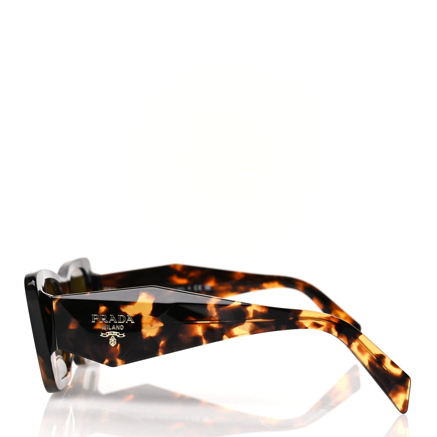 Prada Acetate Symbole Sunglasses SPR 08Y Havana
