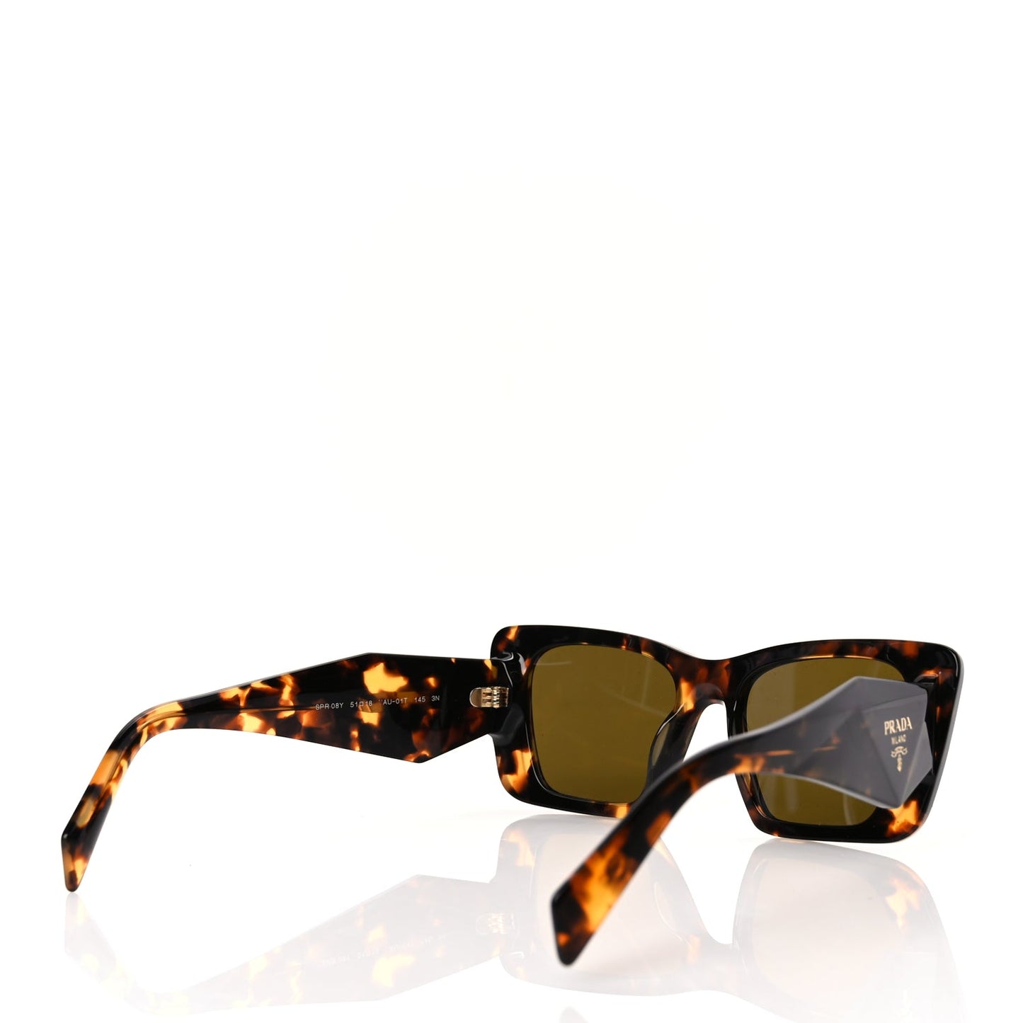 Prada Acetate Symbole Sunglasses SPR 08Y Havana