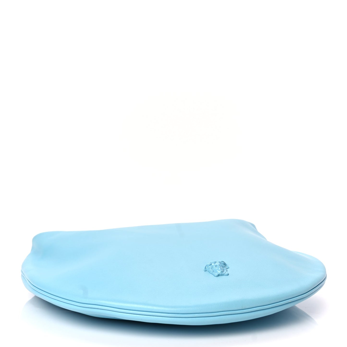 Versace Calfskin La Medusa Chain Hobo Baby Blue