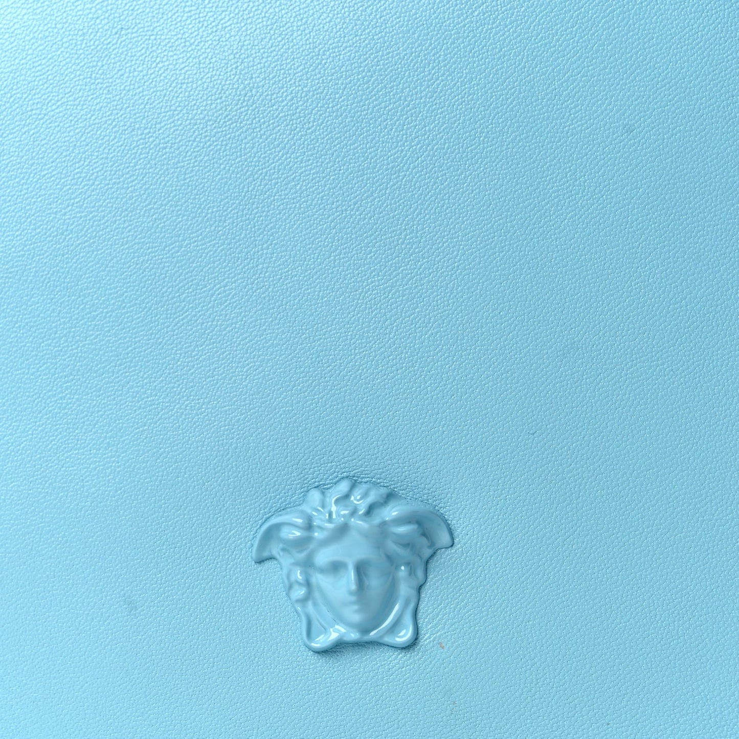Versace Calfskin La Medusa Chain Hobo Baby Blue