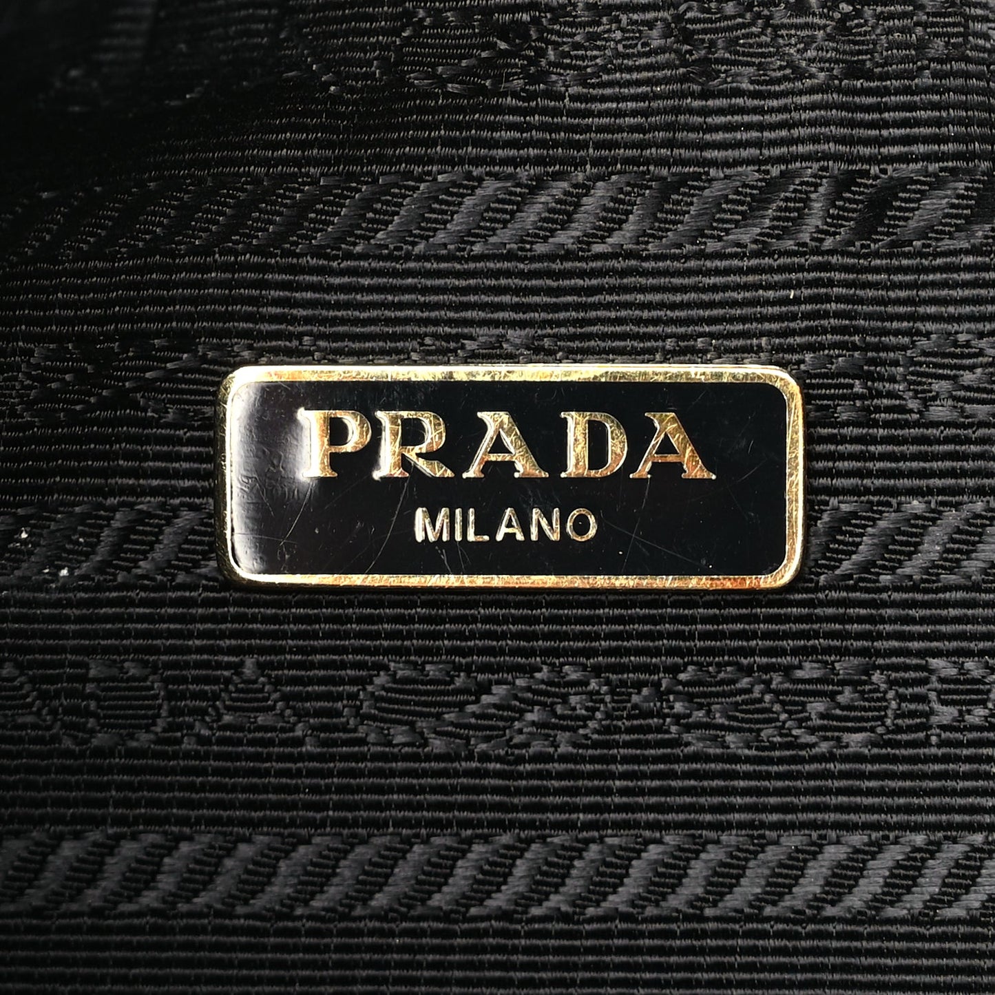 Prada Saffiano Lux Re-Edition 2005 Shoulder Bag Black