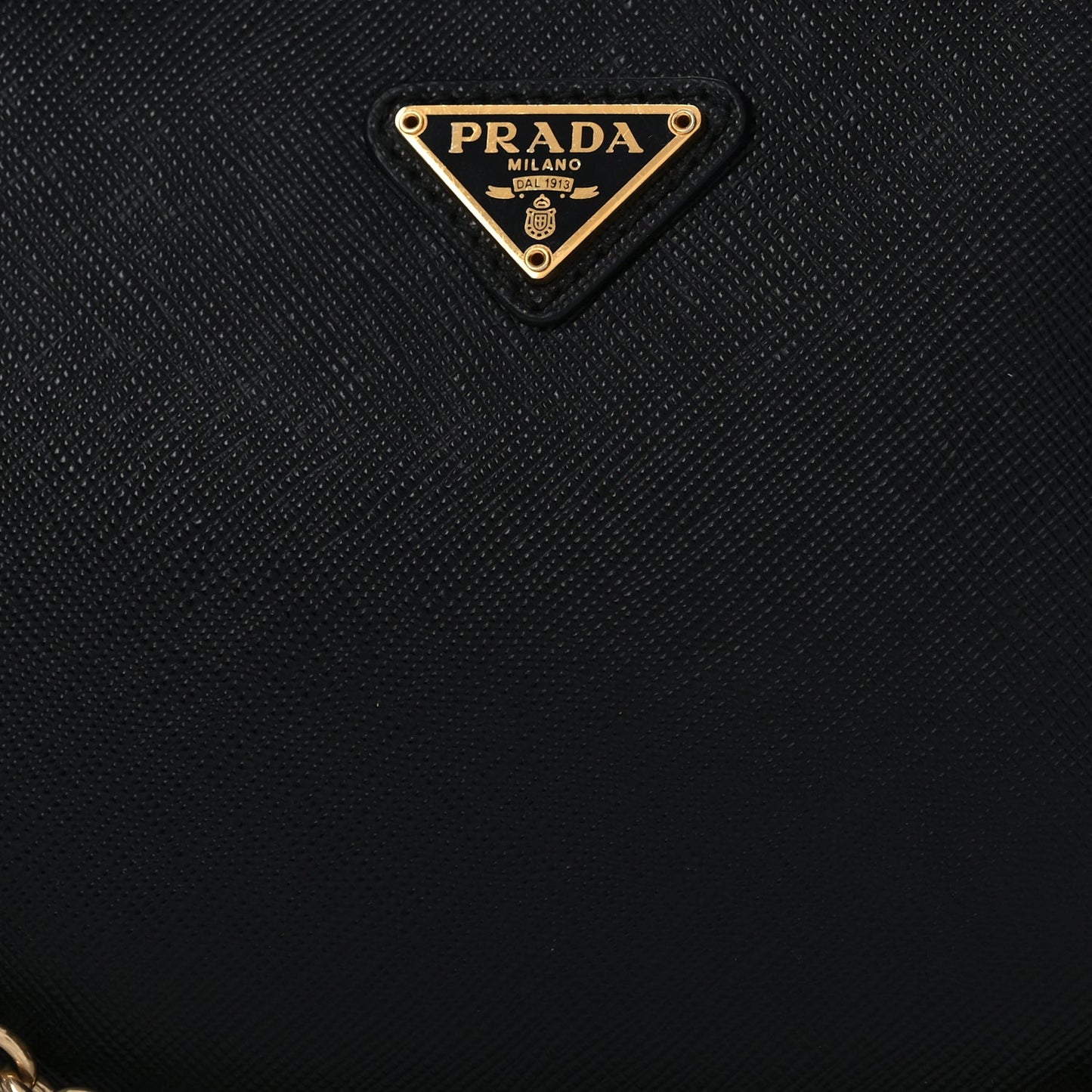 Prada Saffiano Lux Re-Edition 2005 Shoulder Bag Black