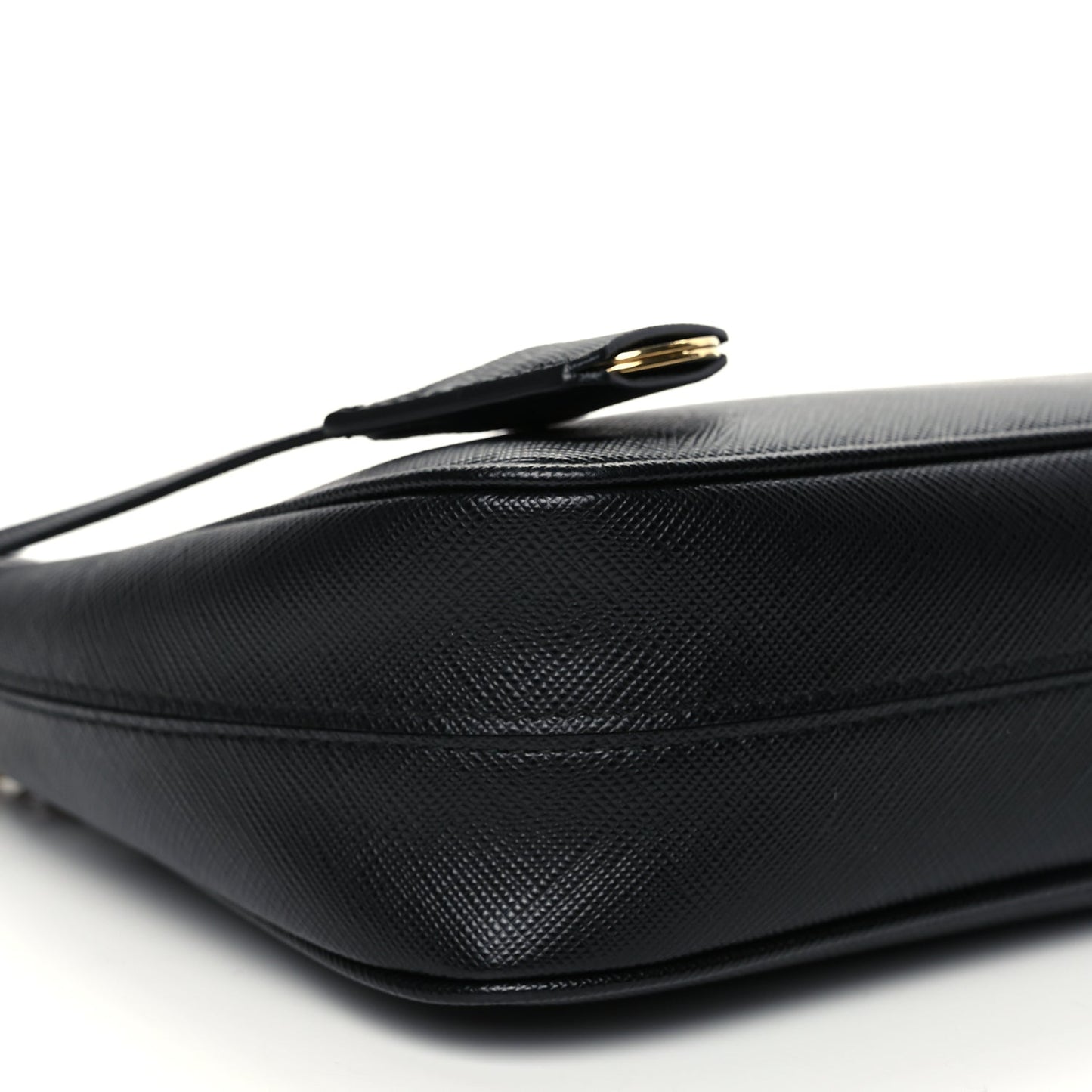 Prada Saffiano Lux Re-Edition 2005 Shoulder Bag Black
