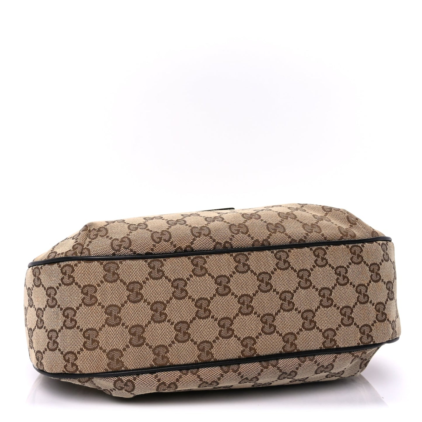 Gucci Monogram Medium New Ladies Web Hobo  Dark Brown