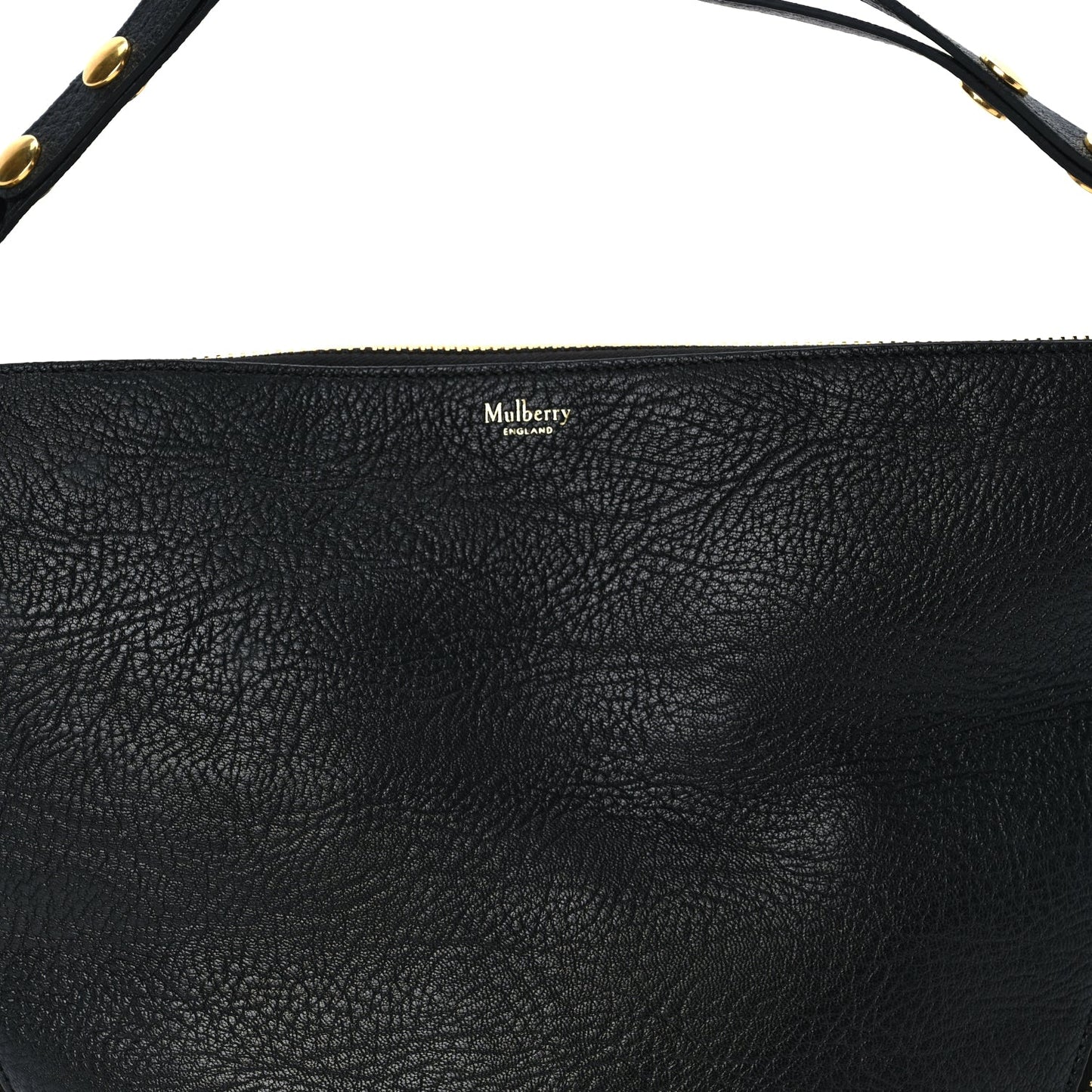 Mulberry Textured Goatskin Camden Black