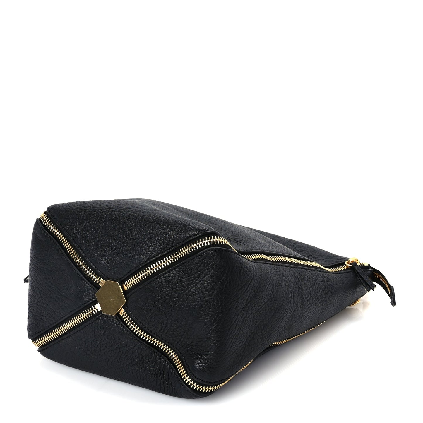 Mulberry Textured Goatskin Camden Black