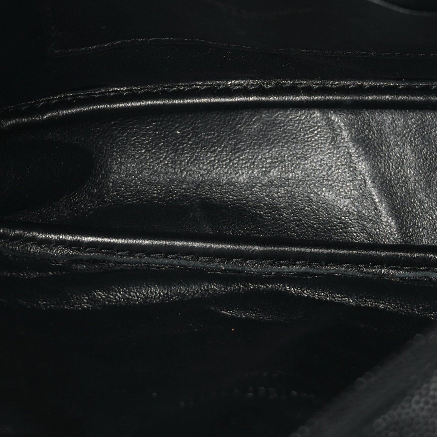 Saint Laurent Grain De Poudre Matelasse Monochrome Monogram Mini Lou Camera Bag Black