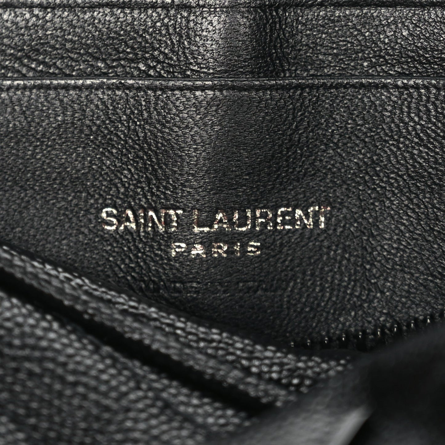Saint Laurent Grain De Poudre Matelasse Monochrome Monogram Mini Lou Camera Bag Black