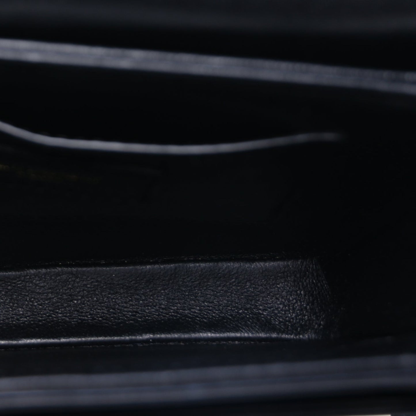Saint Laurent Box Calfskin Monogram Medium Solferino Satchel  Black