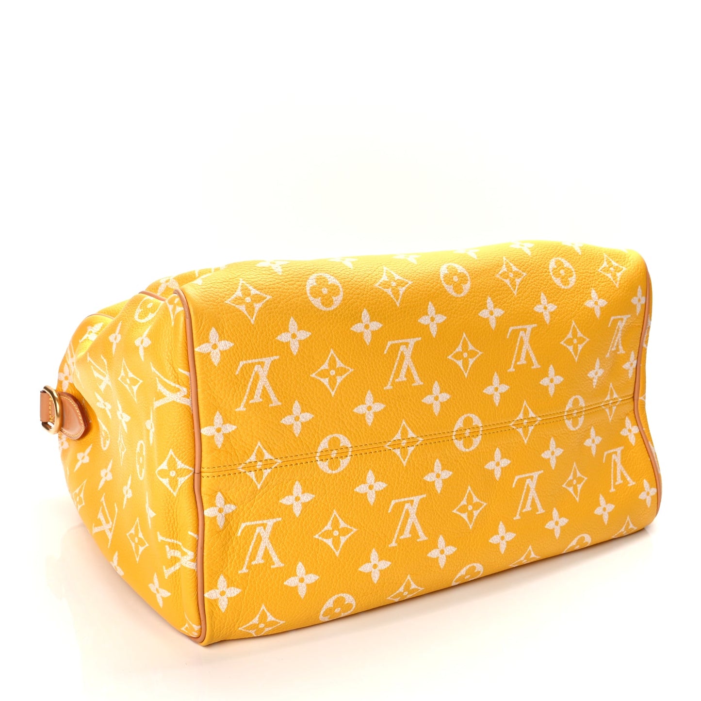 Louis Vuitton Calfskin Monogram Speedy P9 Bandouliere 40 Jaune Mat