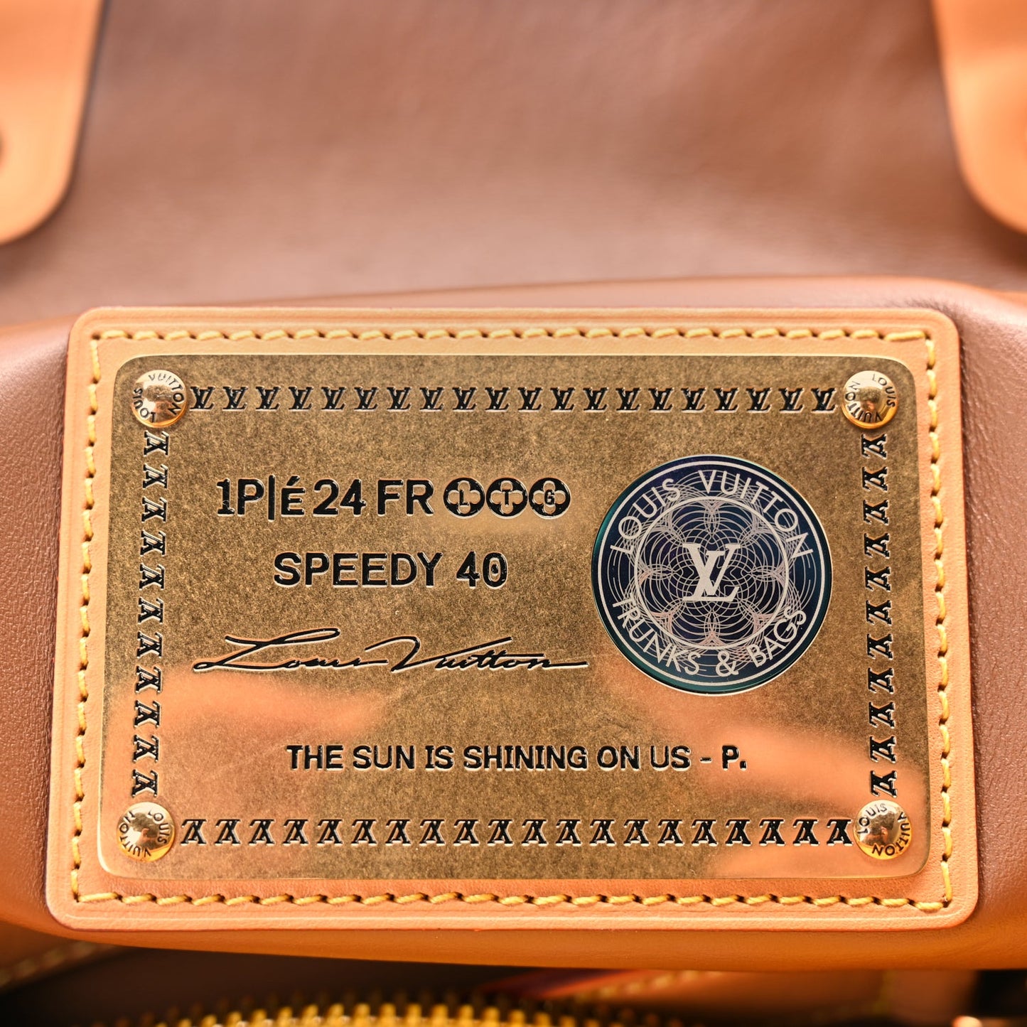 Louis Vuitton Calfskin Monogram Speedy P9 Bandouliere 40 Jaune Mat