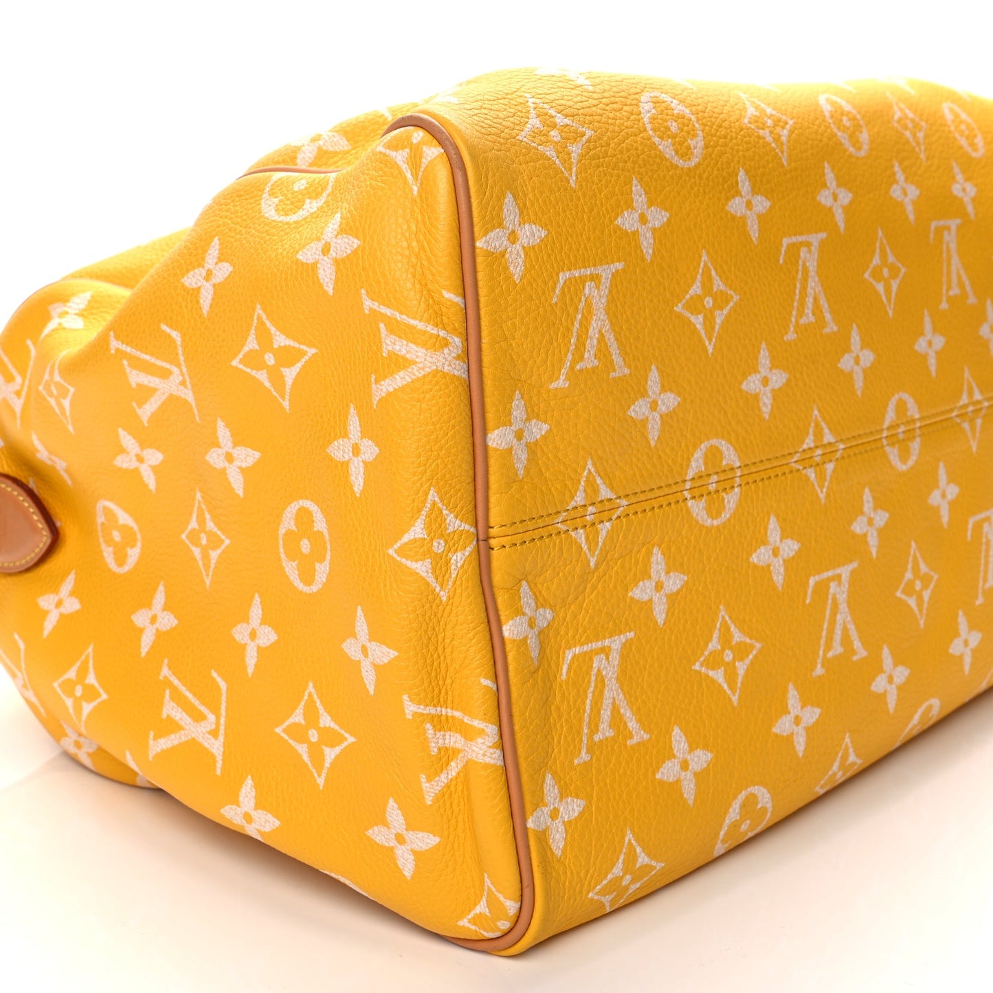 Louis Vuitton Calfskin Monogram Speedy P9 Bandouliere 40 Jaune Mat