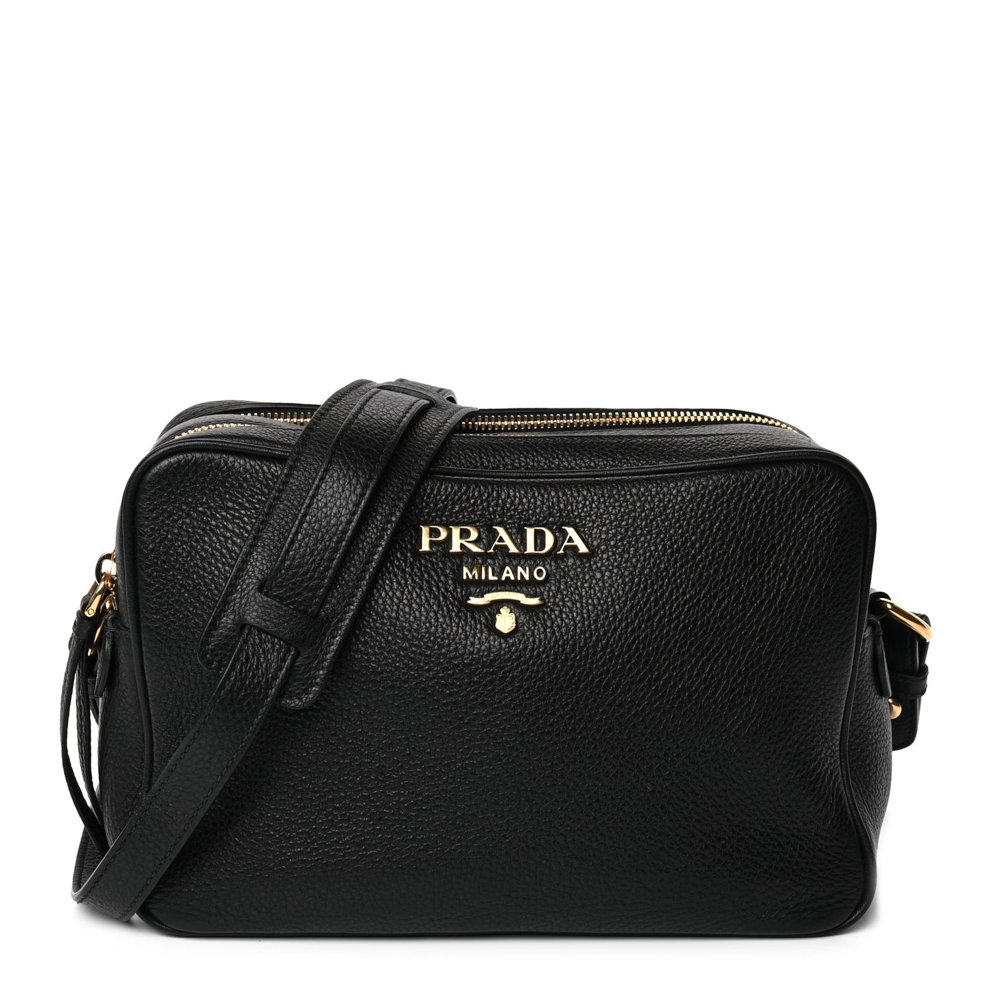 Prada Vitello Phenix Camera Bag Black