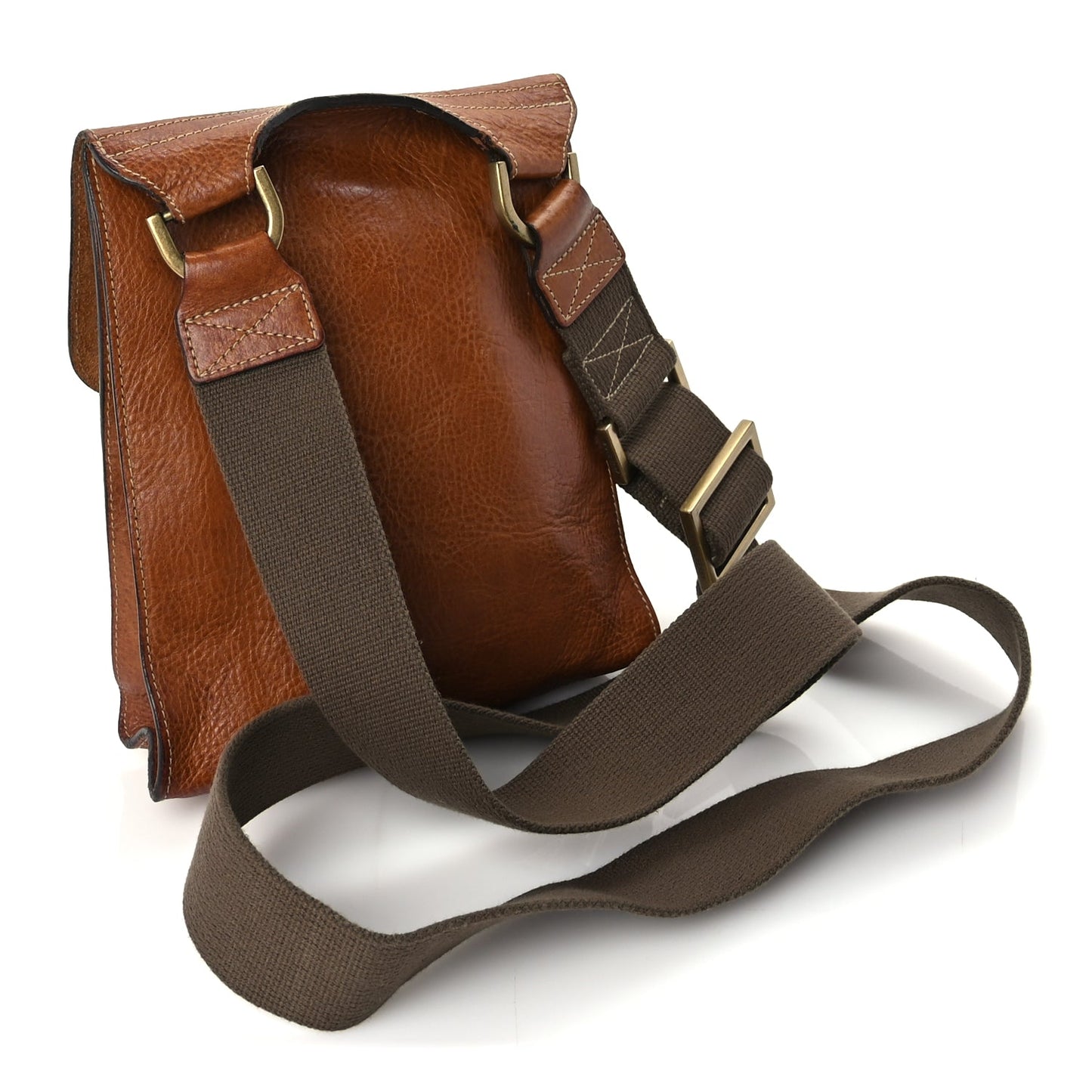 Mulberry Grain Calfskin New Antony Messenger Crossbody Oak