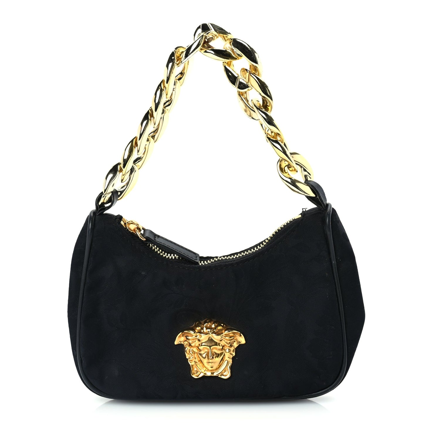 Versace Nylon Palazzo Childrens Shoulder Bag Black