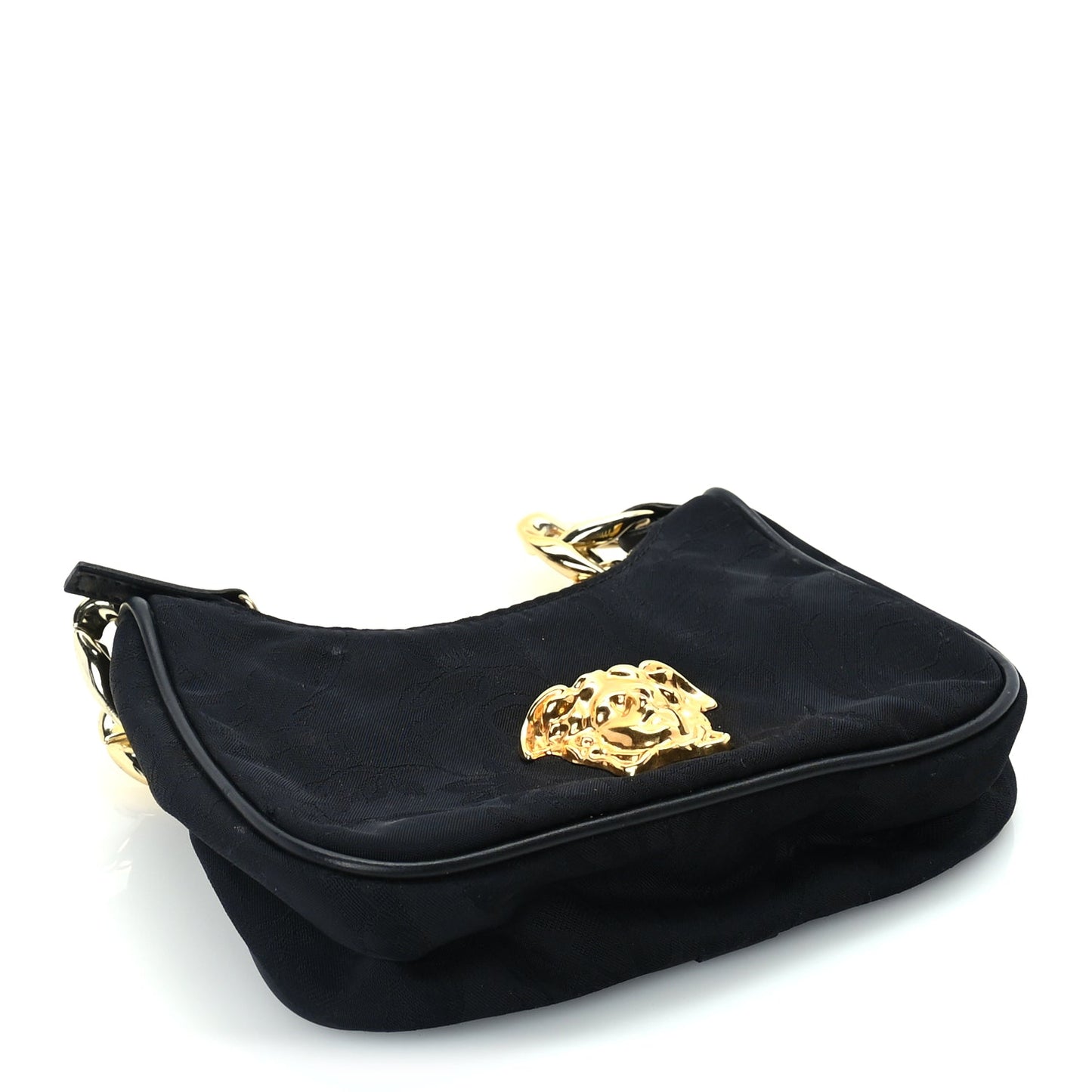Versace Nylon Palazzo Childrens Shoulder Bag Black
