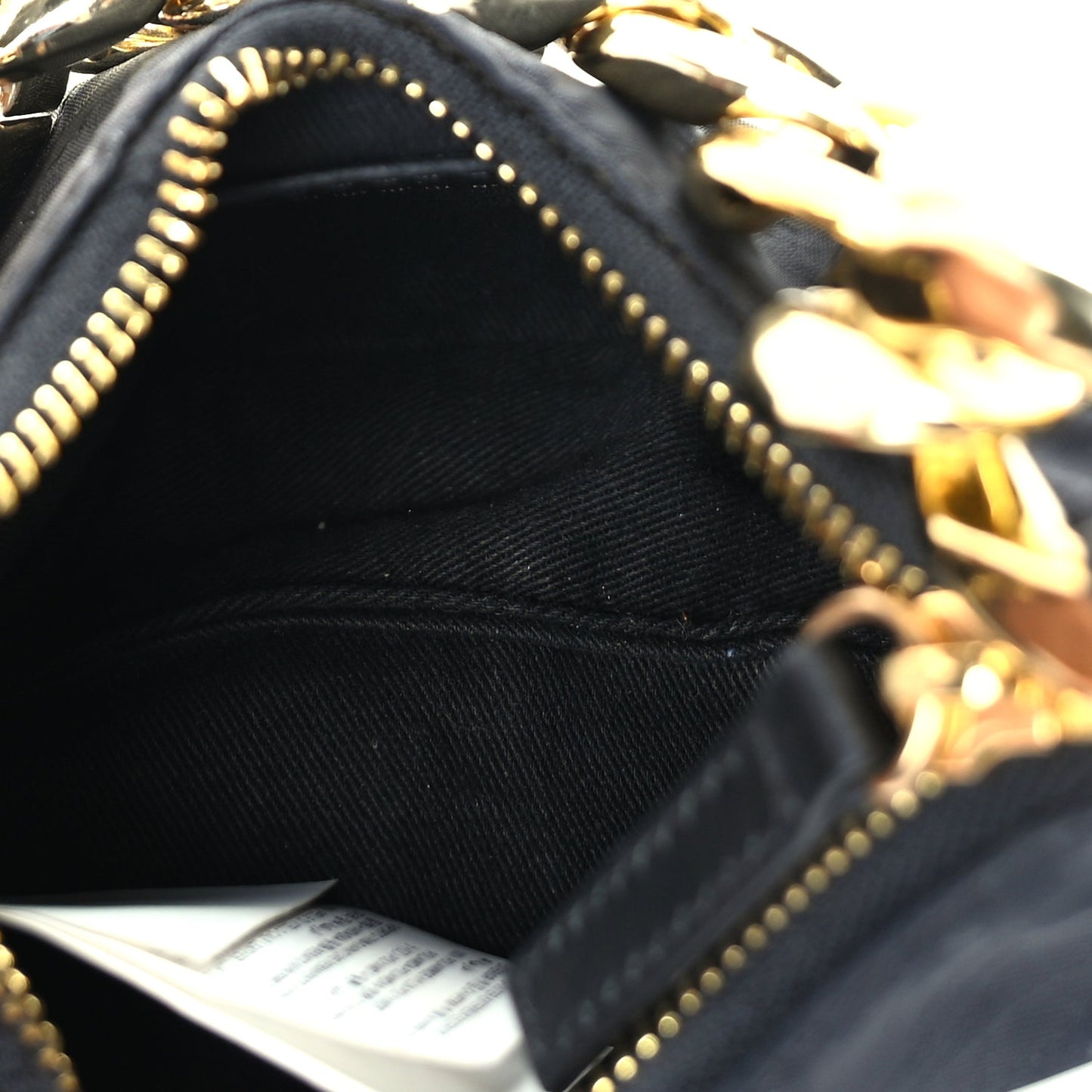 Versace Nylon Palazzo Childrens Shoulder Bag Black