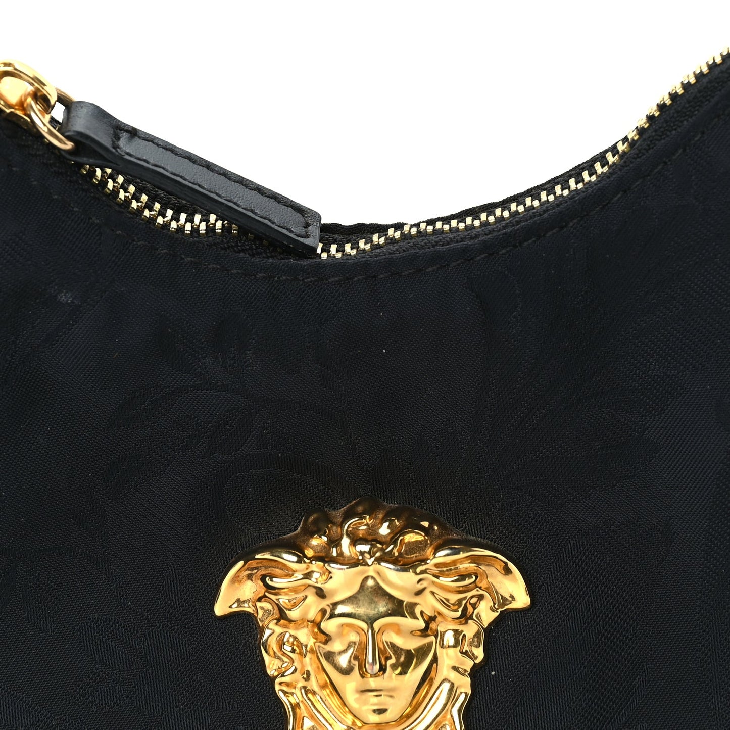 Versace Nylon Palazzo Childrens Shoulder Bag Black