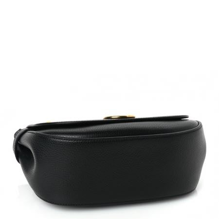 Mulberry Small Classic Grain Calfskin Small Amberley Satchel Black