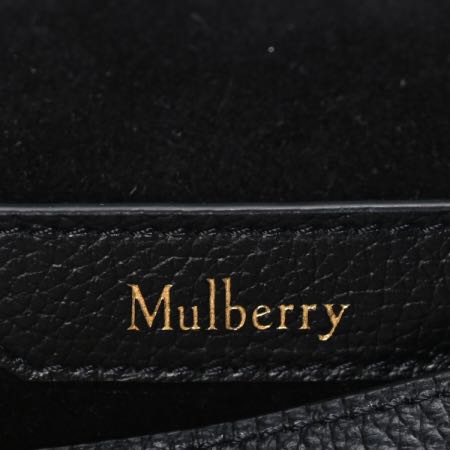 Mulberry Small Classic Grain Calfskin Small Amberley Satchel Black