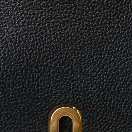 Mulberry Small Classic Grain Calfskin Small Amberley Satchel Black