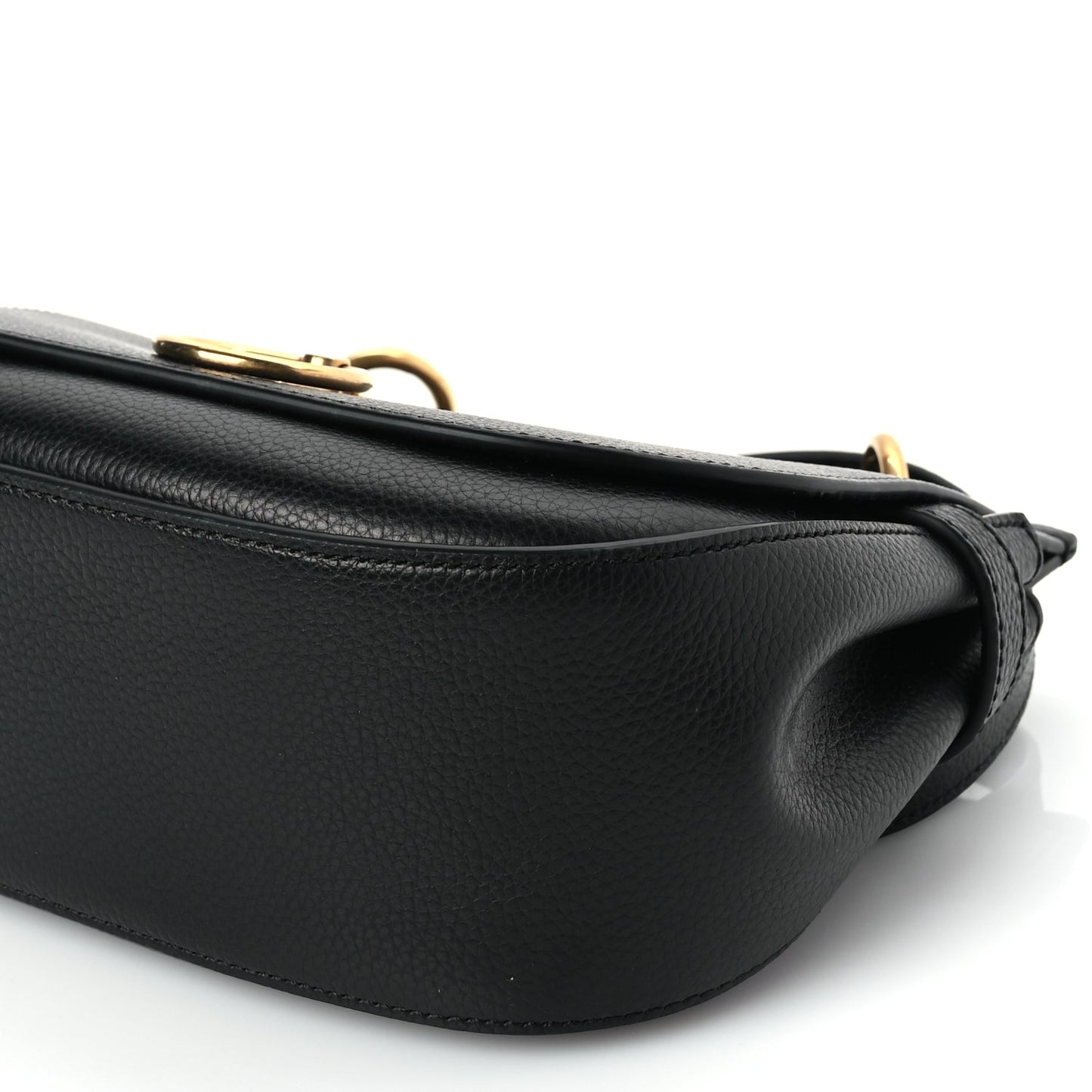 Mulberry Small Classic Grain Calfskin Small Amberley Satchel Black