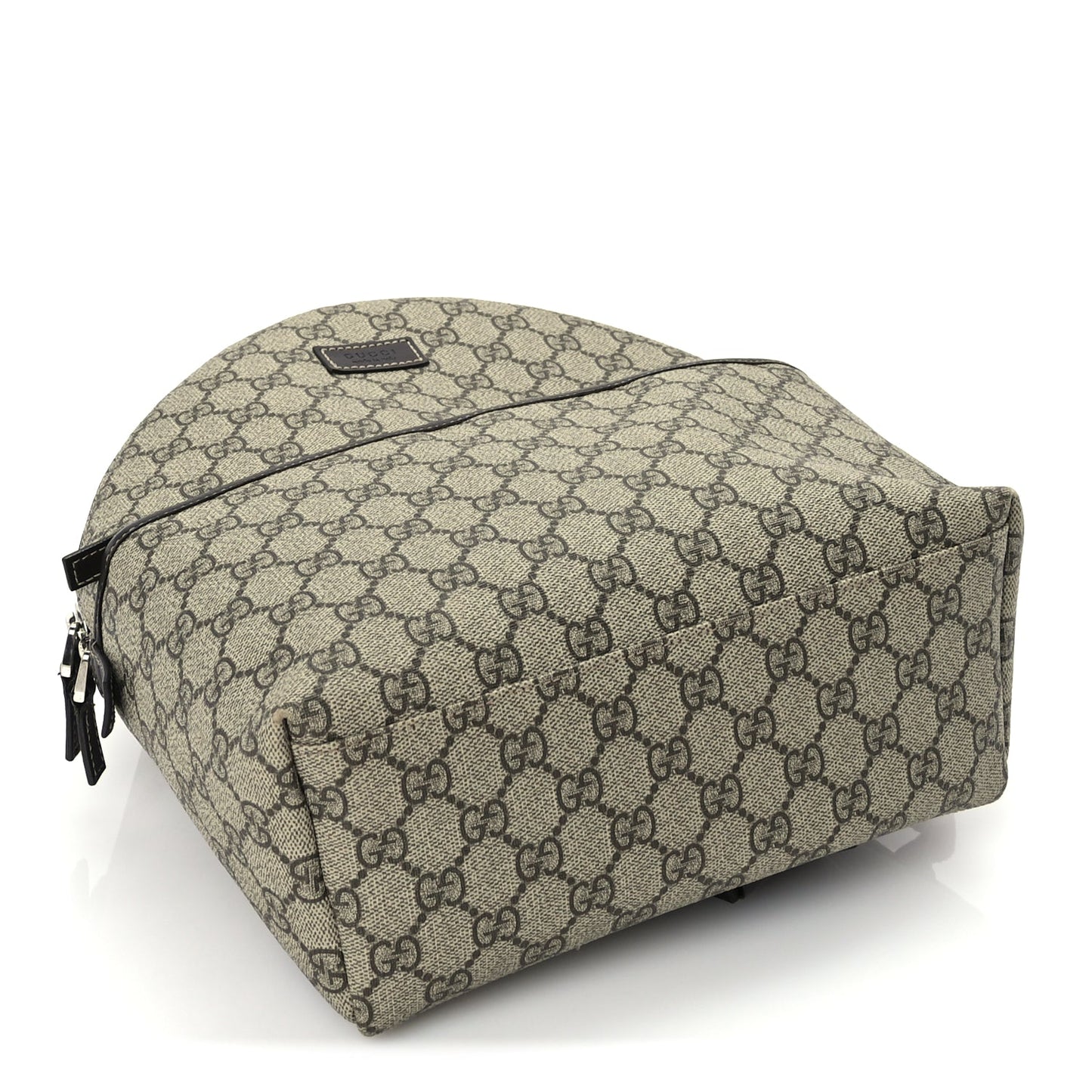 Gucci GG Supreme Monogram Margaux Calfskin Childrens Day Backpack Beige Ebony Cocoa Dark Chocolate