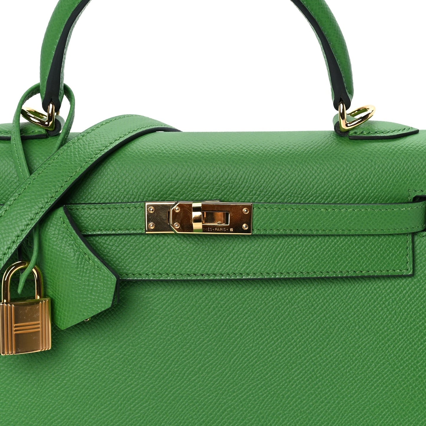 Hermes Epsom Kelly Sellier 25 Vert Yucca