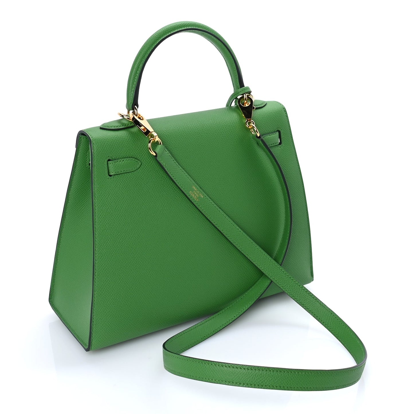 Hermes Epsom Kelly Sellier 25 Vert Yucca