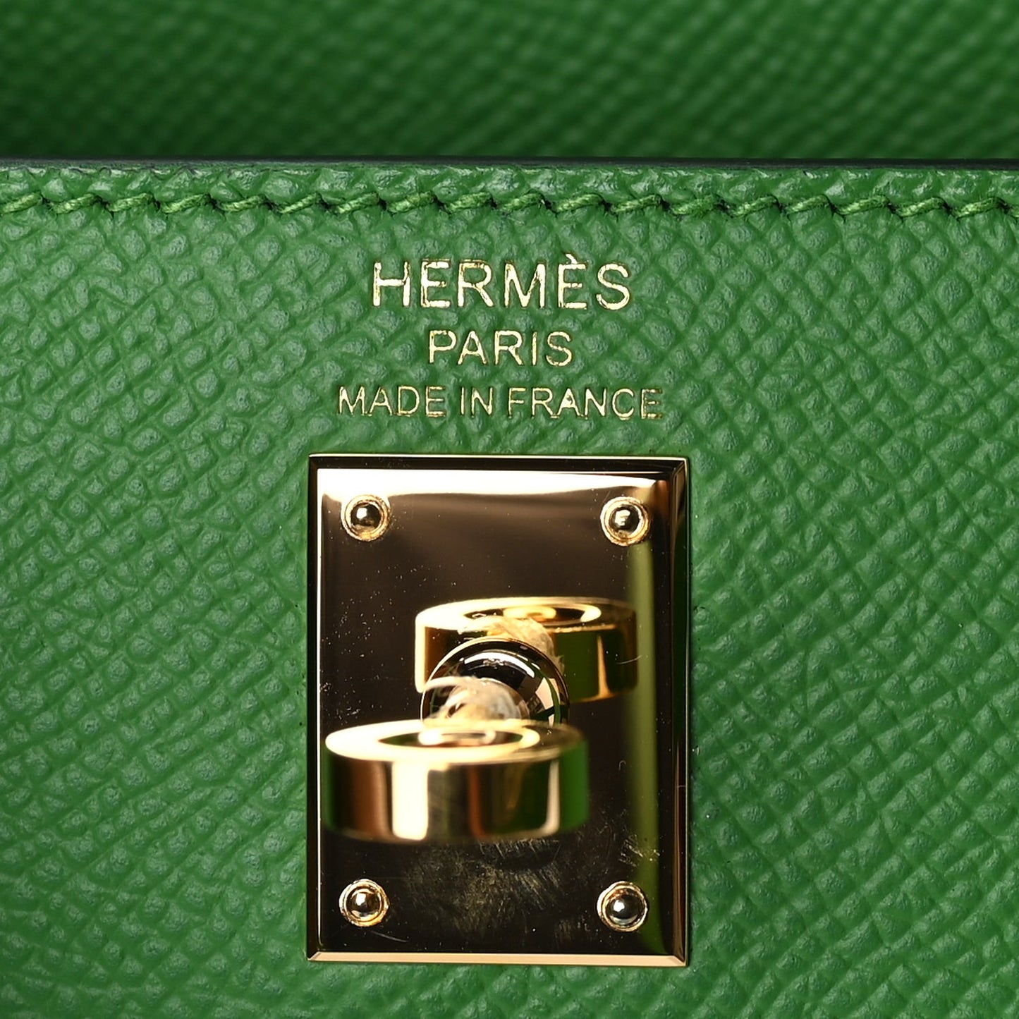 Hermes Epsom Kelly Sellier 25 Vert Yucca