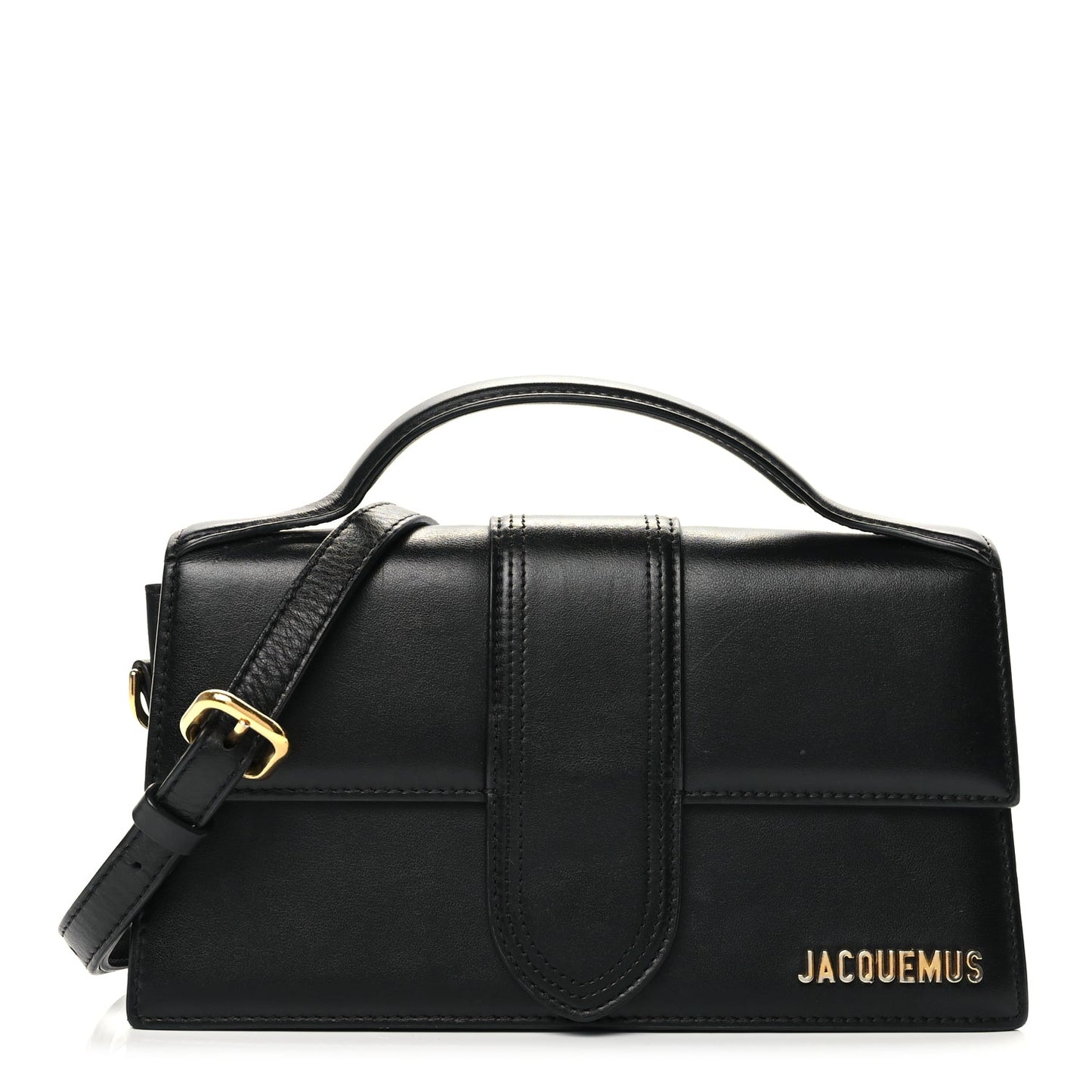 Jacquemus Smooth Calfskin Le Grand Bambino Black