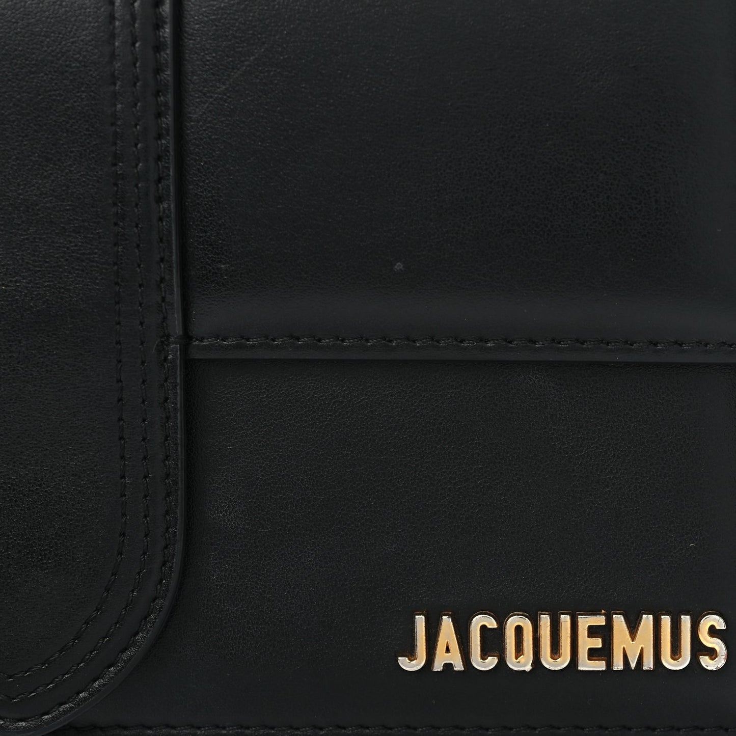 Jacquemus Smooth Calfskin Le Grand Bambino Black