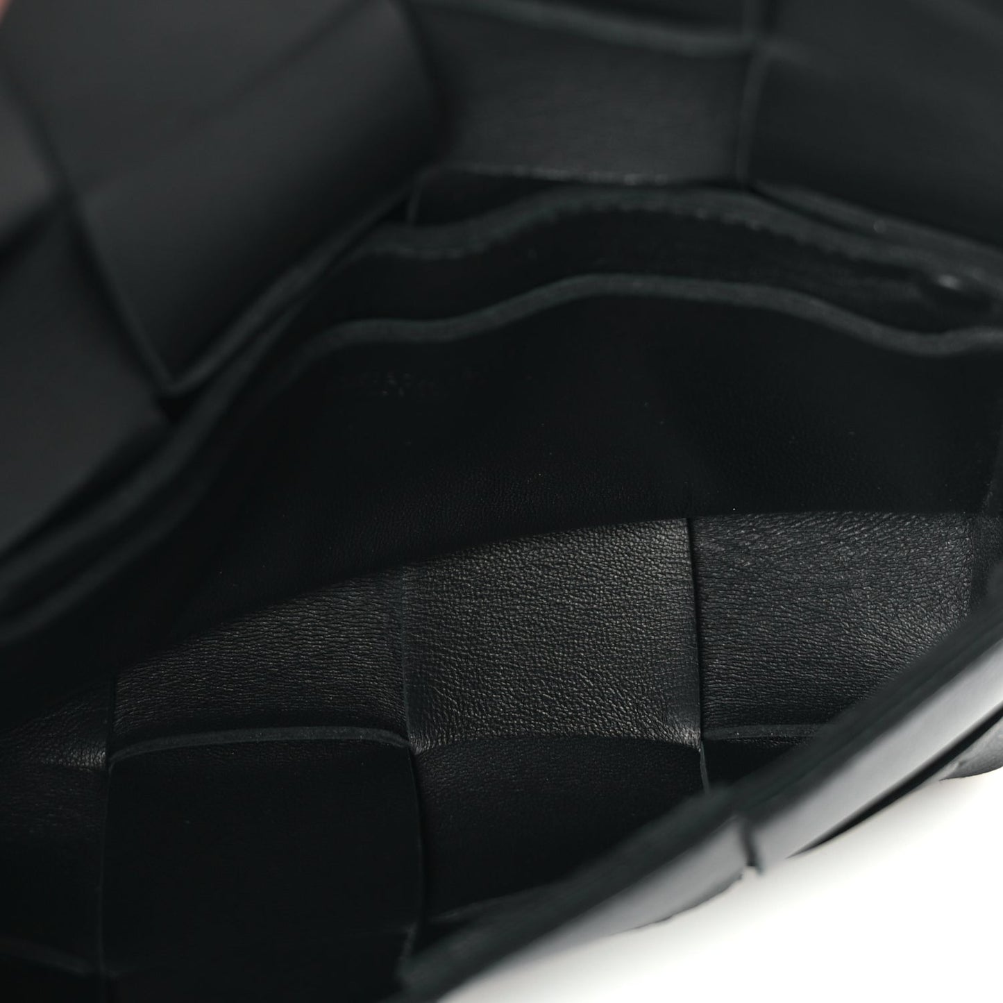 Bottega Veneta Nappa Maxi Intreccio The Belt Cassette Bag Black