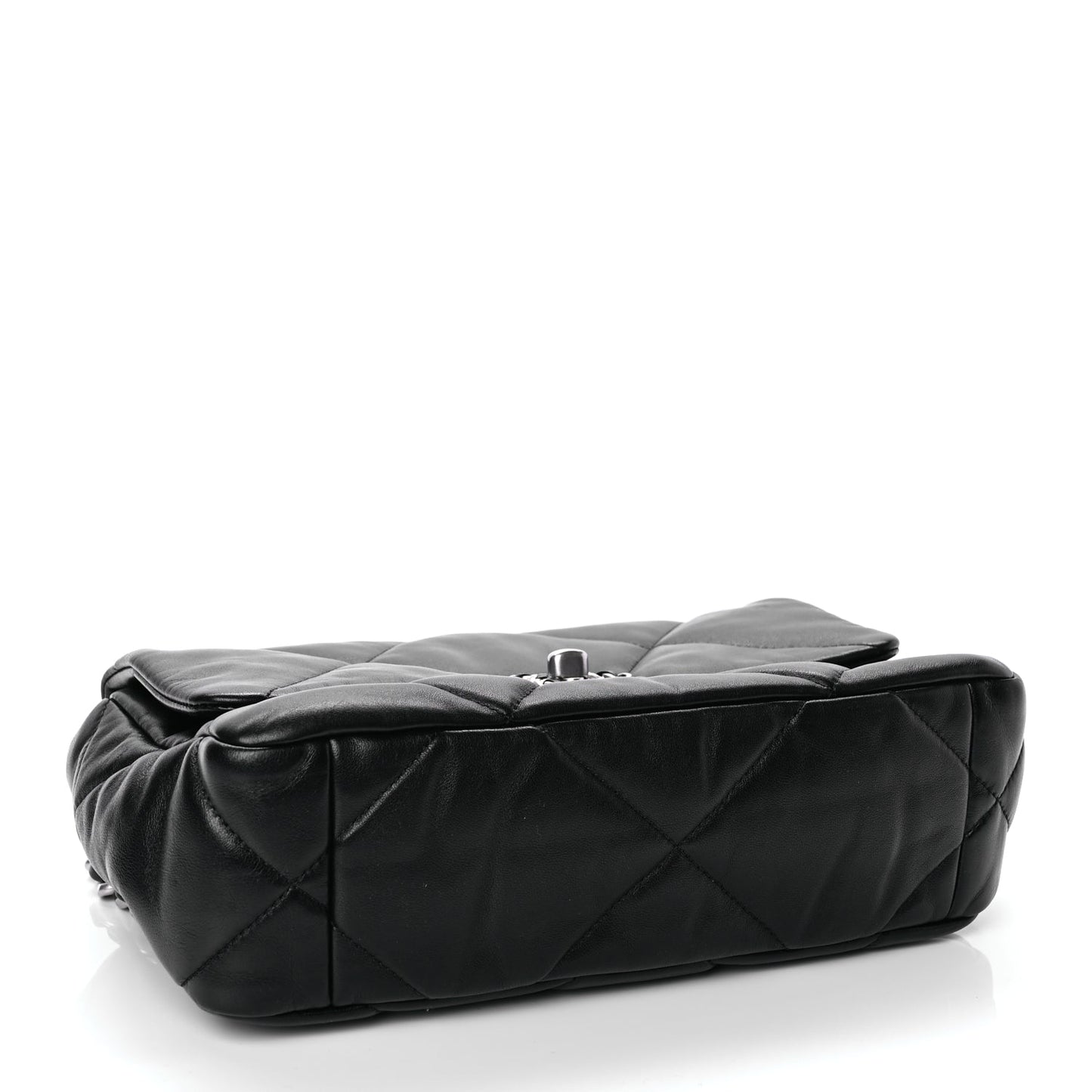 Chanel Lambskin Quilted Medium Chanel 19 Flap Black