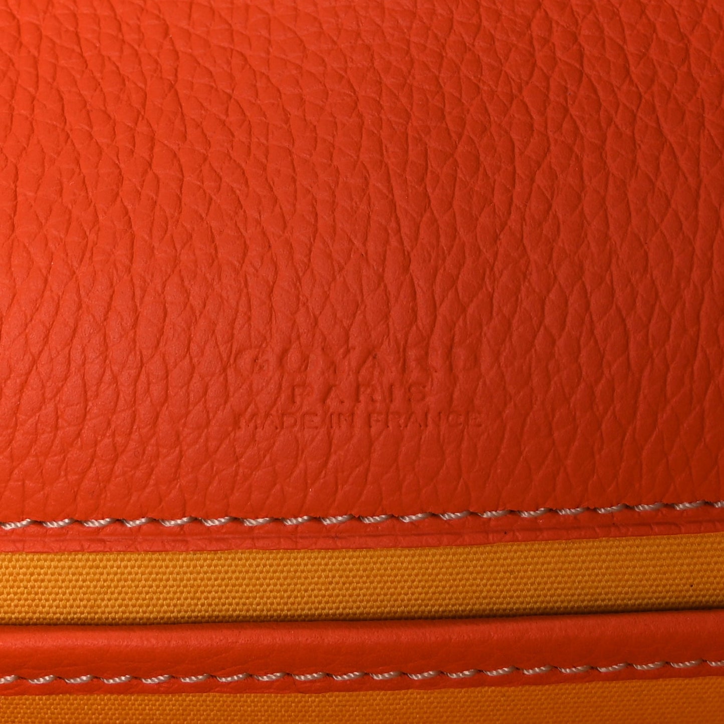 Goyard Goyardine Belvedere II PM Messenger Bag  Orange