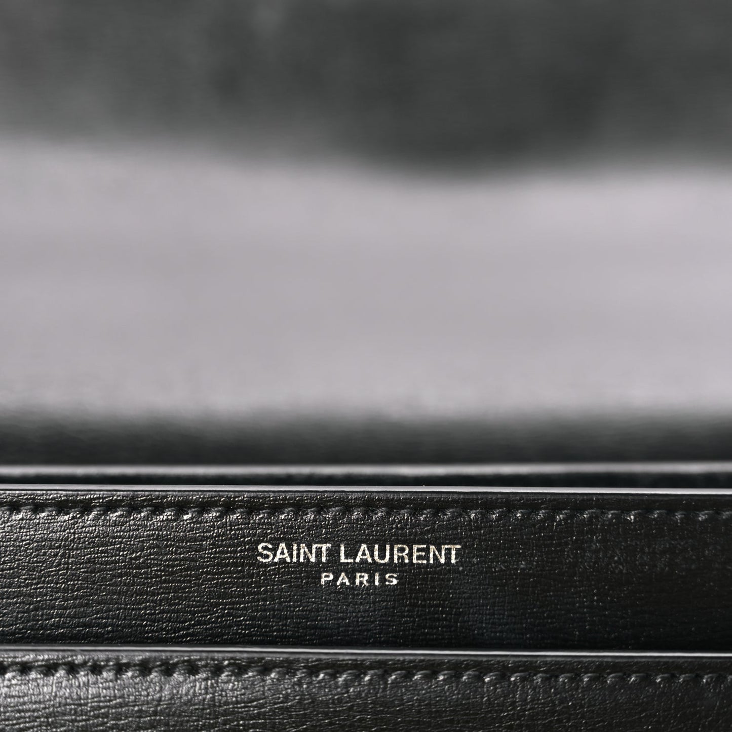 Saint Laurent Calfskin Medium Monogram Sunset Black
