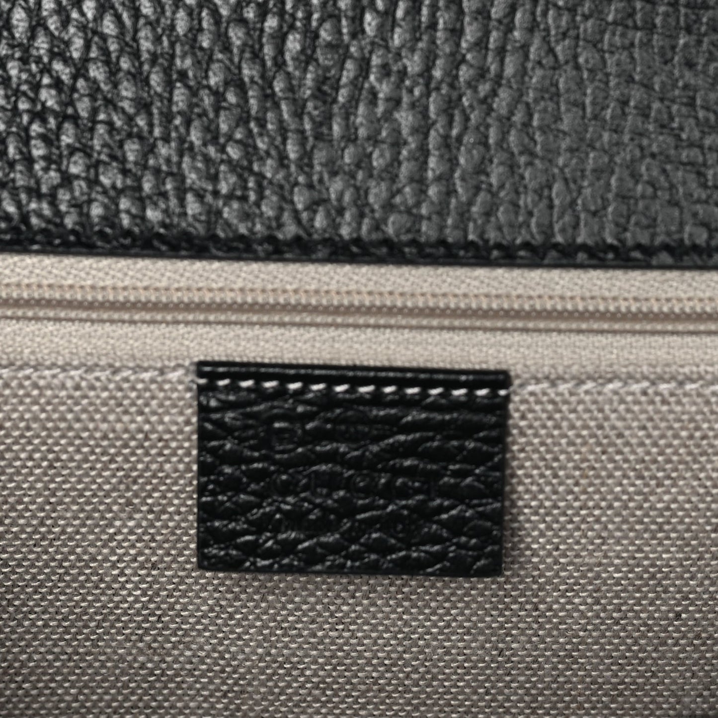 Gucci Dollar Calfskin Interlocking G Shoulder Bag Black