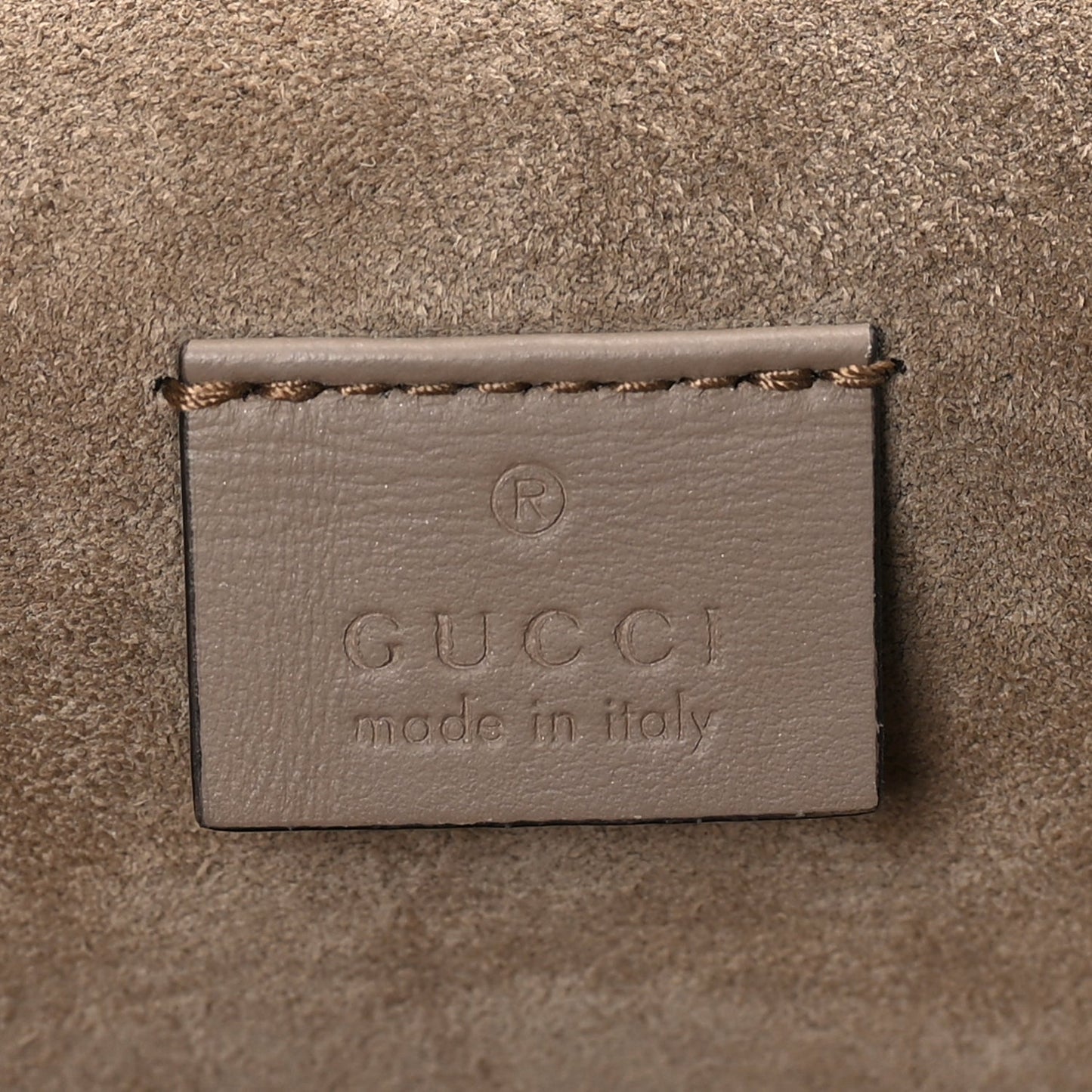 Gucci GG Supreme Monogram Small Dionysus Shoulder Bag Taupe
