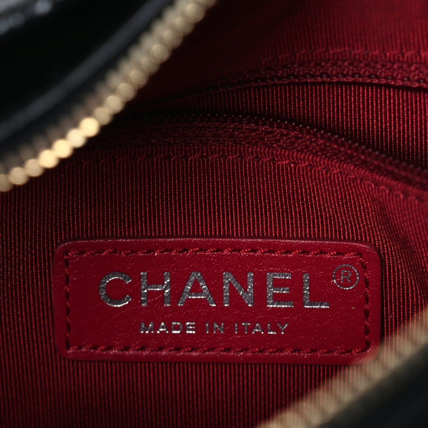 Chanel Aged Calfskin Chevron Quilted Small Gabrielle Hobo