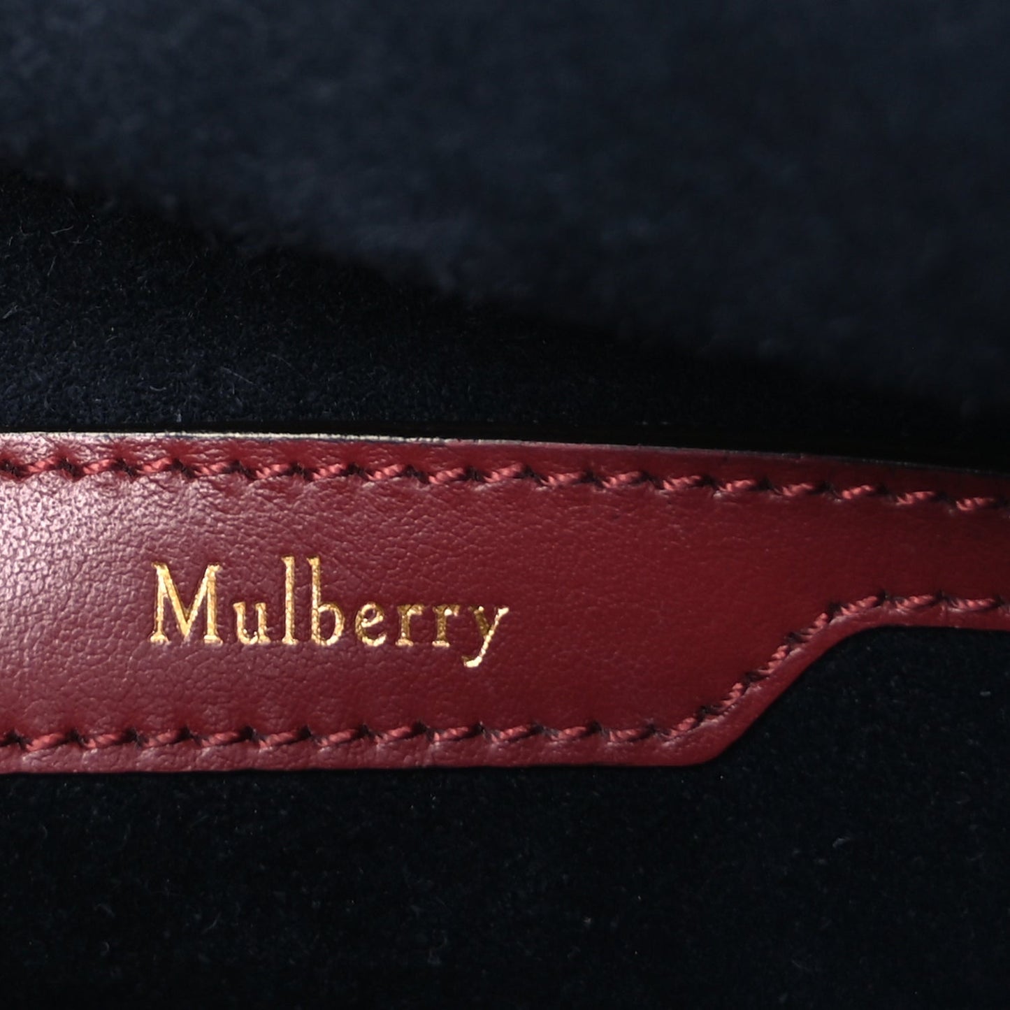 Mulberry Crocodile Embossed Calfskin Marloes Hobo Burgundy