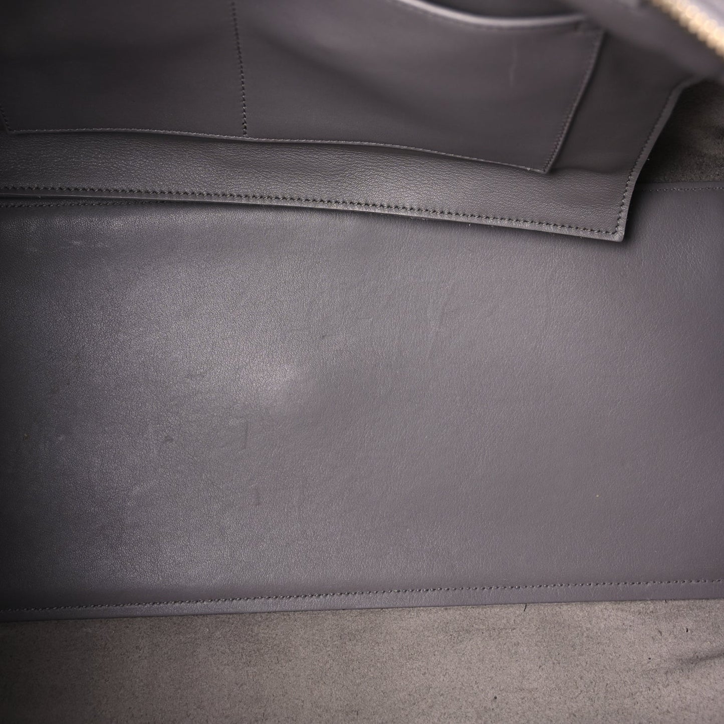 Saint Laurent Smooth Calfskin Medium Monogram Cabas Fog