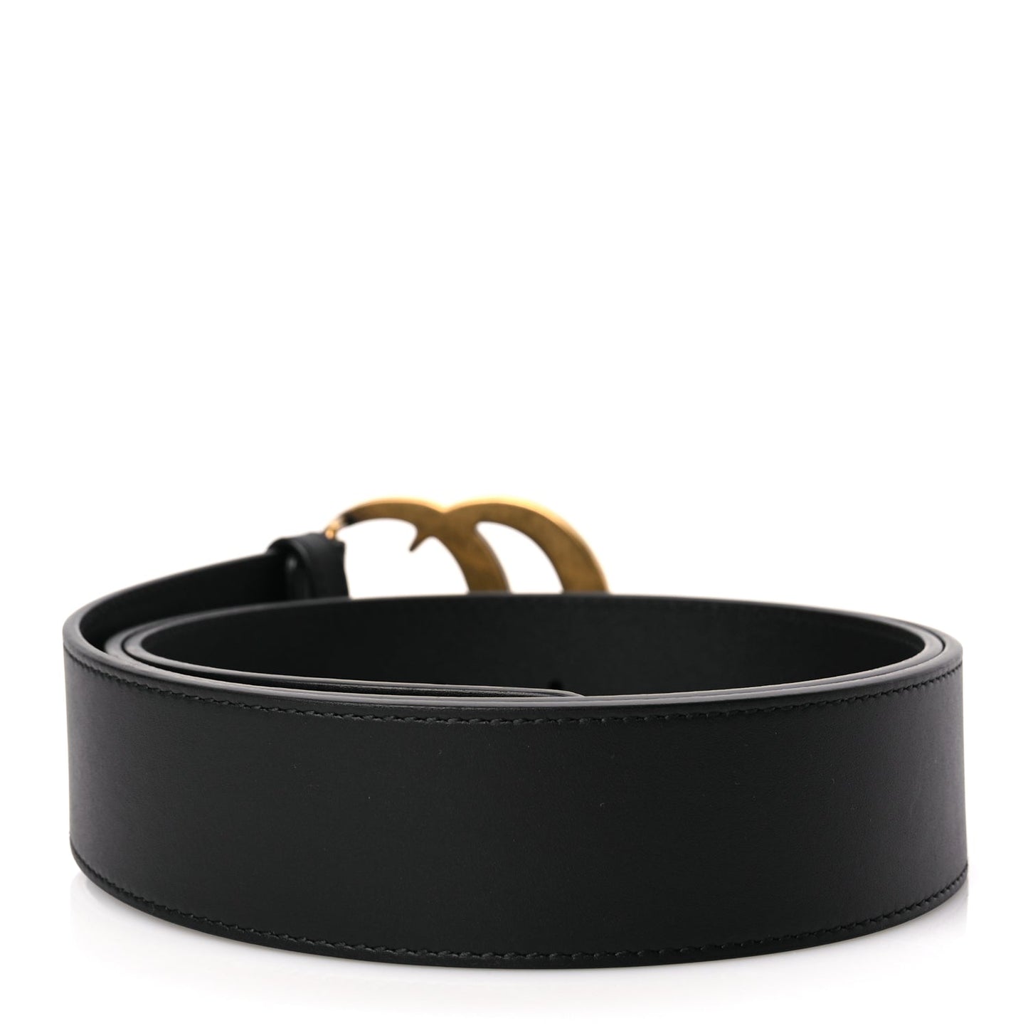 Gucci Calfskin Double G 40mm Belt 105 42 Black
