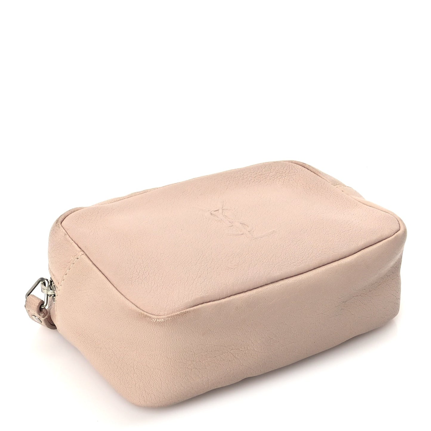 Saint Laurent Lambskin Monogram Lou Camera Belt Bag  Marble Pink