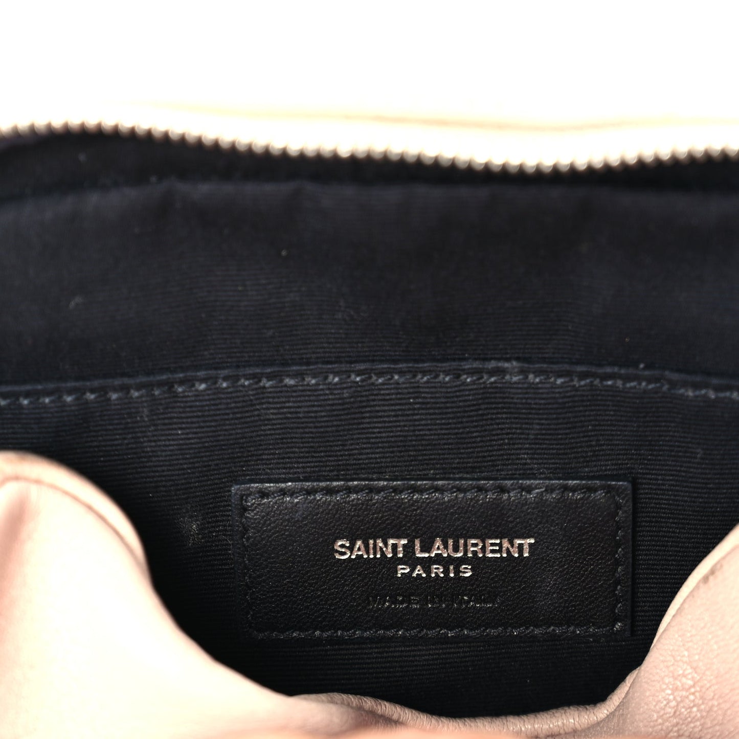 Saint Laurent Lambskin Monogram Lou Camera Belt Bag  Marble Pink